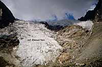 Обход нижней ступени ледопада Южный Чат